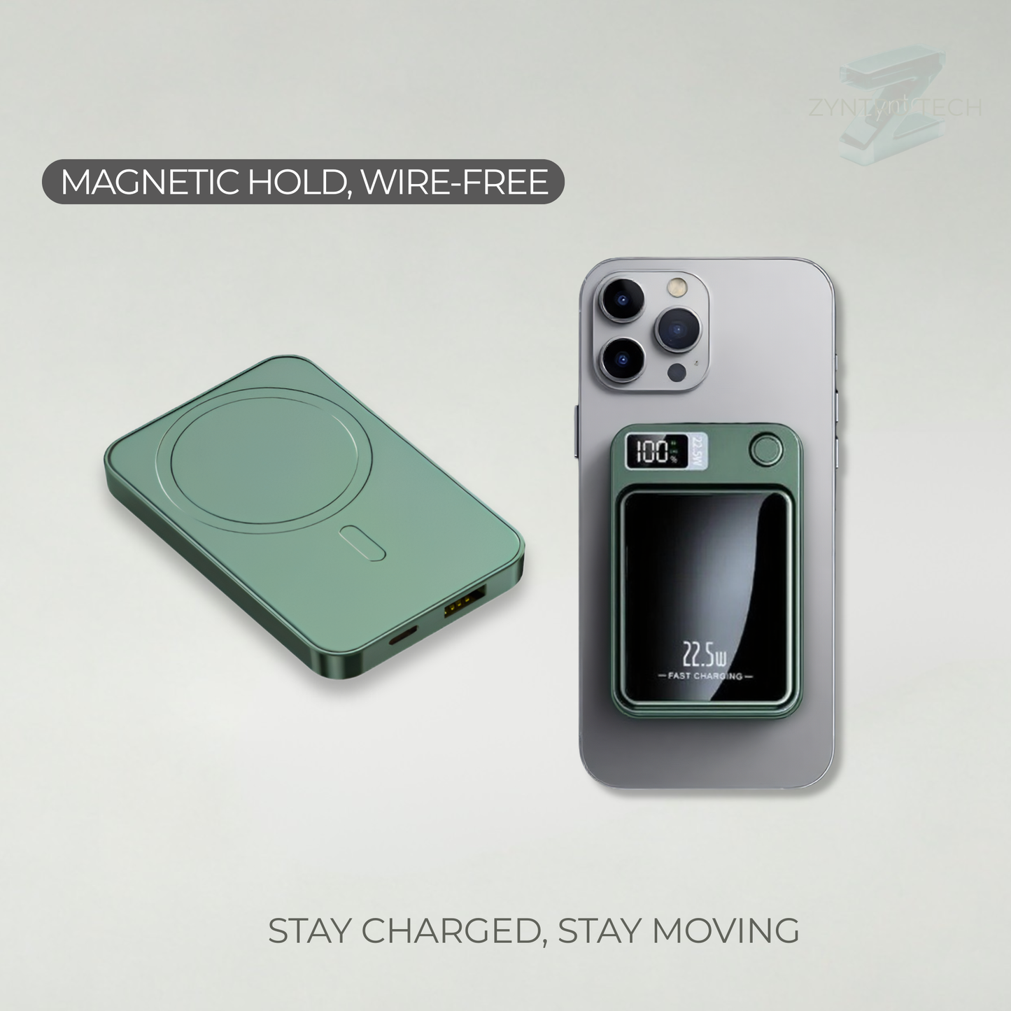 Magnetic Wireless Power Bank
