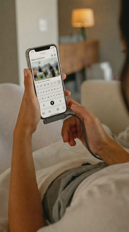 Fast Charging Cable with Built-In Stand